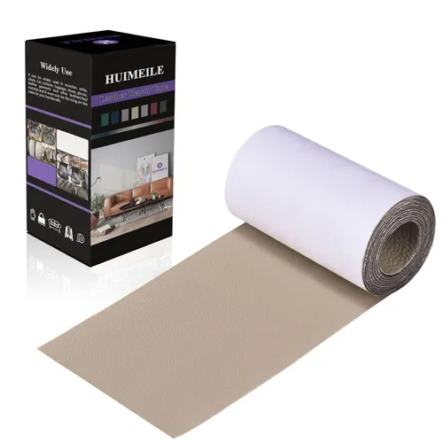 Miniatura 39 de Cinta de parche de reparación de cuero de 4 x 60 pulgadas, cinta autoadhesiva fuerte para muebles, sofás, sillones, asientos de automóvil, armarios