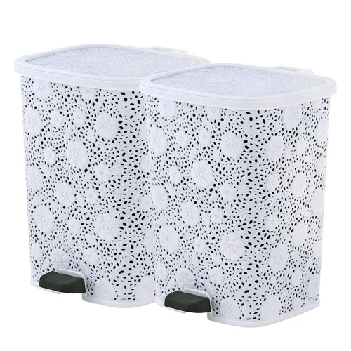 Miniatura 6 de Bote de basura Step On Beige 6 Litro