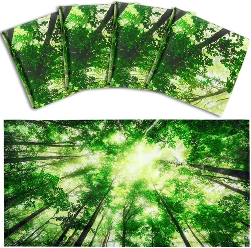 Miniatura 13 de Hortsun Paquete de 4 cubiertas de luz fluorescente 4 x 2 pies, cubierta de luz magnética para techo suspendido, filtros de luz fluorescente