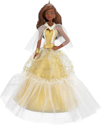 Adorno de Navidad Hallmark Keepsake 2023, Barbie Holiday Negra 2023, Regalos de Barbie