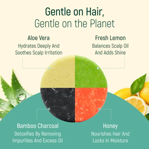 Miniatura 4 de Barra de champú de agua de proteína de arroz sólido con jabón para el cabello con efecto acondicionador - Barras de champú para cabello con todos