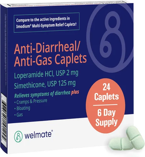 Miniatura 7 de WELMATE - Cápsulas Antidiarreicas (24 Cápsulas) - Clorhidrato de Loperamida 2 mg - Alivio de los Síntomas de la Diarrea - Alivio del Malestar