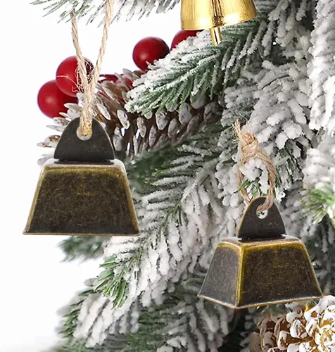 Miniatura 4 de 18 campanas de cobre de 1 pulgada de vaca, caballo, oveja, campanas de pastoreo de bronce vintage para cascabeles para evitar pérdidas, accesorios