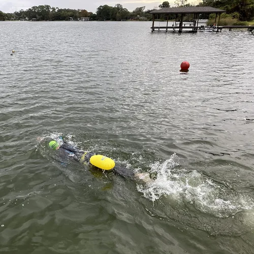 Miniatura 8 de Burbuja de Natación New Wave para Nadadores de Aguas Abiertas y Triatletas - Sé Brillante, Sé Visto y Sé Más Seguro con New Wave Mientras Nadas al