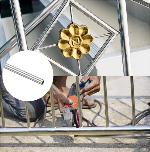 Miniatura 3 de METALLIXITY Tubo de acero inoxidable 316 (0.039 in de diámetro exterior x 0.006 in de pared T x 9.843 in de largo), 2 piezas, tubo recto