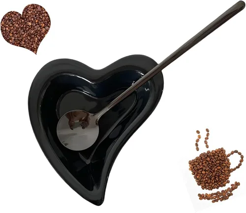 Cuchara de café y reposo para accesorios de cafetería, mini soporte para cuchara pequeña para cafetería y estación, soporte para cucharadita de té