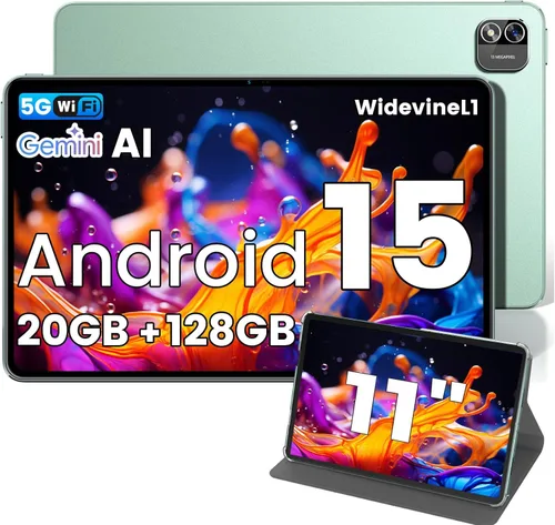 Miniatura 9 de Azeyou 2025 Tablet Android 14 Actualizada, Tablet de 10.1 Pulgadas Procesadores Octa-Core con 8GB RAM 128GB ROM, Pantalla Táctil IPS, Wi-Fi 6, BT