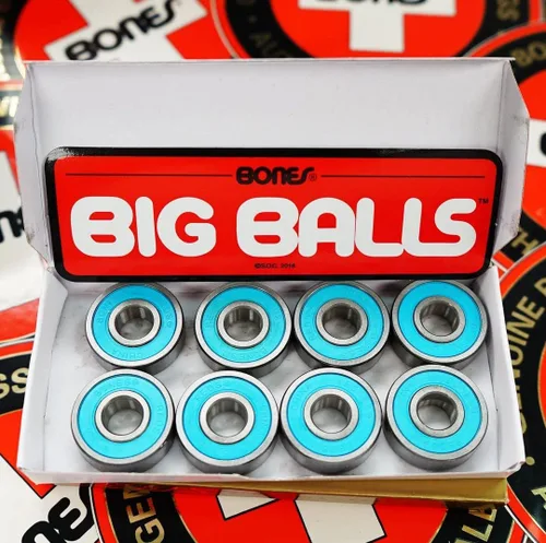 Miniatura 6 de Bones Big Balls Reds - Rodamientos para monopatín (8 unidades)