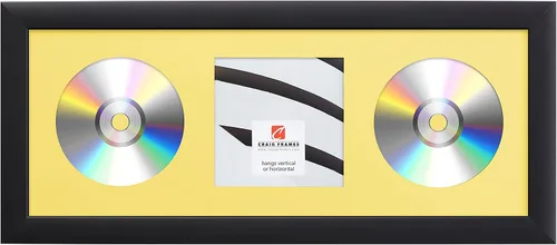Miniatura 24 de Craig Frames paspartú para mostrar CD con marco negro de 1 pulgada