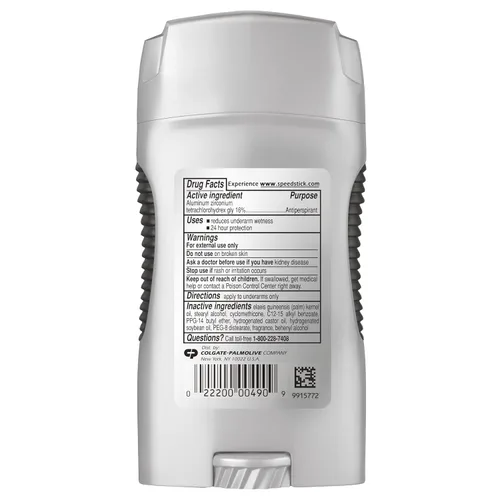 Miniatura 7 de Speed Stick Antitranspirante/desodorante, aroma fresco, barra de 3 onzas (00022200951029)