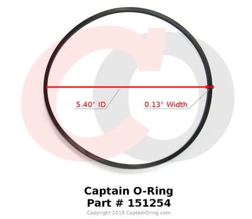Miniatura 3 de Captain O-Ring - Reemplazo 151254/68898-31 / OK8 / WBC-OR junta tórica cuadrada para Pentek, 3M, Omnifilter, fontanero americano (paquete de 3)