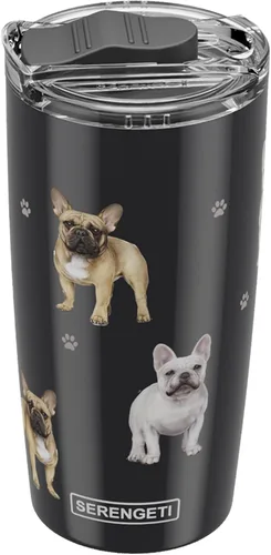 Miniatura 9 de SERENGETI Schnauzer - Vaso aislado al vacío de acero inoxidable de 20 onzas con tapa a prueba de derrames, impresión 3D, taza de viaje aislada