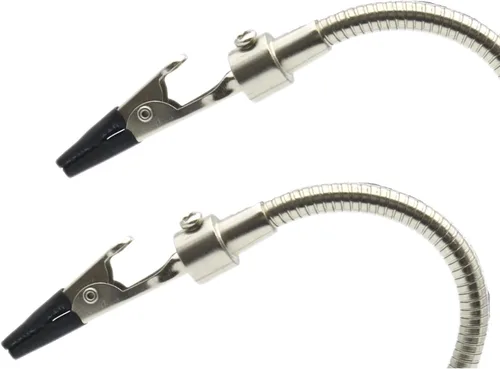 Miniatura 2 de Paquete de 2 abrazaderas de soldadura para manos de ayuda, clip de soldadura ajustable, brazos de metal flexibles de cuello de cisne, clips