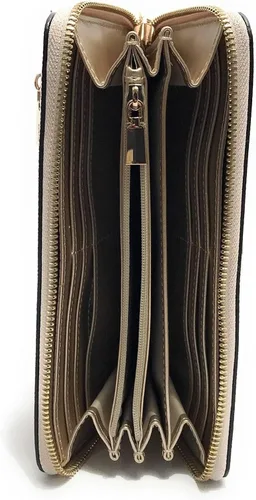 Miniatura 4 de GUESS Laurel - Cartera grande con cremallera, Logotipo de Dove