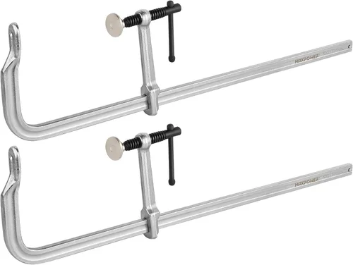 Miniatura 10 de MAXPOWER Abrazadera en F resistente de 12 pulgadas x 4-3/4 pulgadas de garganta (300 x 120mm de garganta), paquete de 4