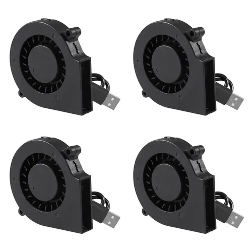 UMLIFE Ventilador de enfriamiento sin escobillas USB DC de 2.953 in y 5 V para impresora 3D, enfriador de caja de computadora de PC CPU (2.953 in x