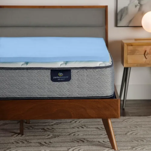 Serta Comfort Cool Cubrecolchón de Espuma Viscoelástica Memory Foam, 1.5 Pulgadas, Full