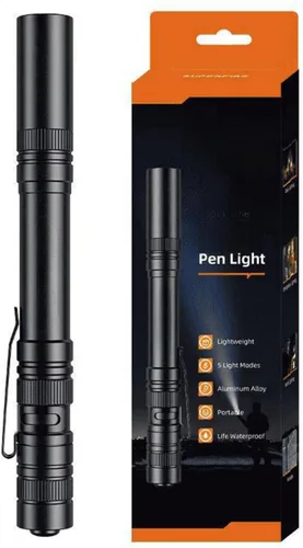Miniatura 7 de Linternas para bolígrafos, linterna de bolsillo pequeño con clip, fuente de luz compacta y conveniente para uso diario
