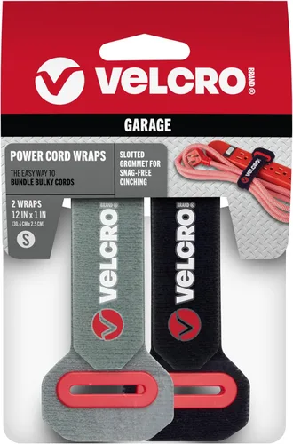 Miniatura 9 de VELCRO Brand Envolturas para cables de alimentación Correas resistentes para cables de extensión, organización de garaje o caravana Ojales