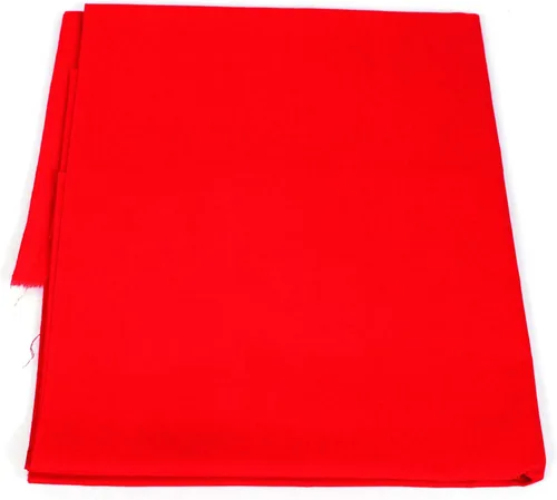 Miniatura 3 de ASHIRWAD Paño de algodón de color amarillo y rojo para Puja Hindu Pooja God Aasan, Coconet, Estatua Shankh Wrap AE000045-03