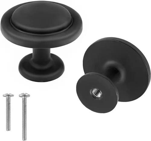 Miniatura 17 de FIGO HOME Paquete de 10 tiradores negros para cajones de 3 pulgadas de agujero a agujero, manijas negras de gabinete de 3 pulgadas, tiradores