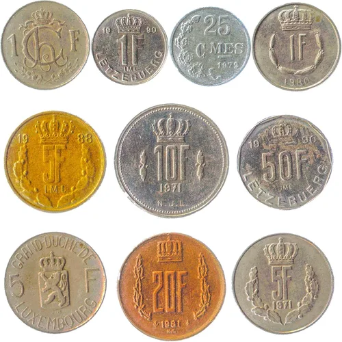 Miniatura 27 de Malta 10 Monedas Mixtas Moneda Maltesa Mils Céntimos Desde 1972