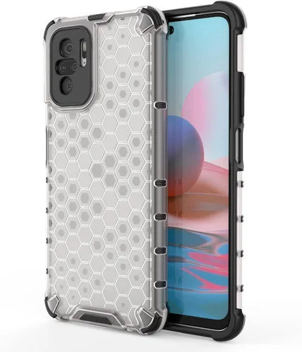 Miniatura 2 de Funda para Xiaomi Poco M5s 4G, Funda para Redmi Note 10 4G / Note 10S 4G / Note 11 SE (India) Case Case 2 en 1 Funda para teléfono Blanco