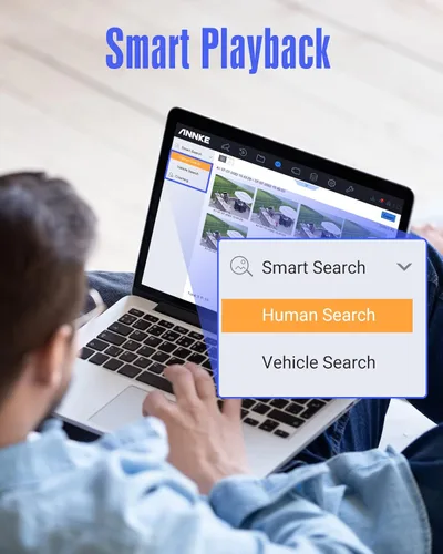 Miniatura 7 de ANNKE Grabadora de video de seguridad de 5MP Lite de 16 canales con detección de inteligencia artificial humana/vehículo y disco duro de 2 TB, DVR