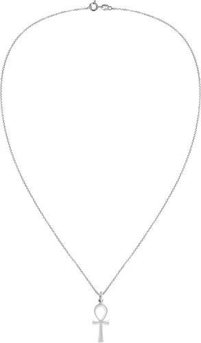 Miniatura 6 de AeraVida Collar de plata de ley 925 con cruz religiosa ANKH egipcia de eternidad, Metal