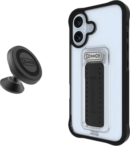 Miniatura 60 de Scooch® para iPhone 15 Pro Max Funda con Soporte, Funda Kickstand Wingman 5-en-1, Protección contra Caídas de Grado Militar, Kickstand Desplegable