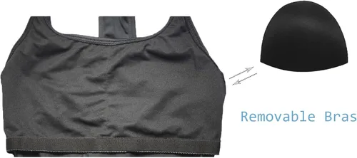 Miniatura 3 de Traje de baño UNOW con espalda deportiva para entrenar