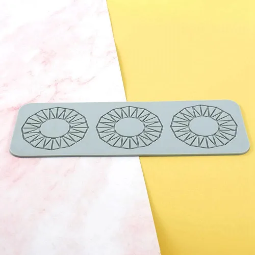 Miniatura 4 de TUKE Moldes de silicona con hojas 3D, para pastel de flores, fondant, hojas de abeja, moldes de pastelería, impresión de rosas, molde de encaje