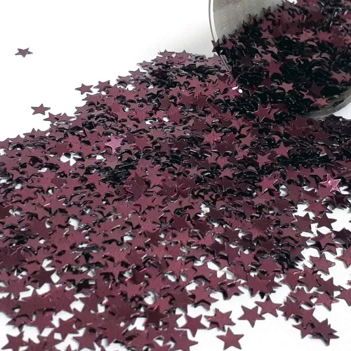 Miniatura 14 de Confetti Star 1/4" Negro - Paquete al por menor #8513 QS0
