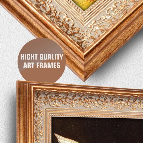 Miniatura 41 de A&T ARTWORK Campo de trigo con cipreses de Van Gogh Las reproducciones de arte clásico mundial, impresiones en lienzo giclée para decoración