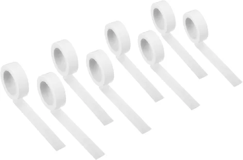 Miniatura 7 de PATIKIL Cinta holográfica Washi de 0.59 pulgadas x 10.93 yardas, 8 rollos de calcomanías autoadhesivas para decoración de envoltura de manualidades