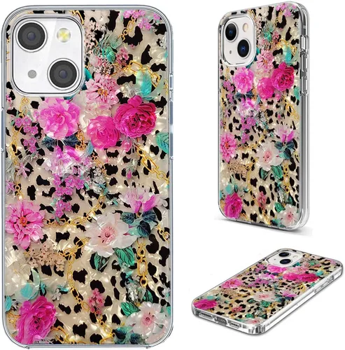 Miniatura 28 de Funda protectora completa a prueba de golpes, delgada, suave, TPU transparente, para iPhone 14/13 6.1, diseño de animales de dibujos animados