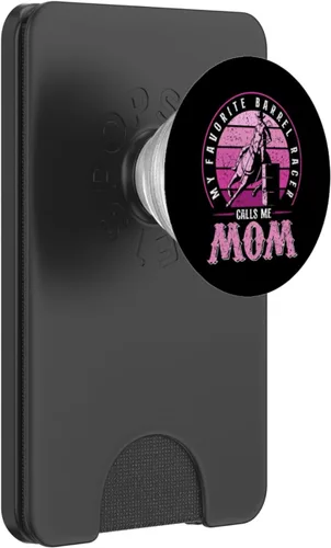 Miniatura 8 de My Favorite Barrel Racer Calls Me Mom Rodeo Barrel Racing PopSockets PopGrip intercambiables