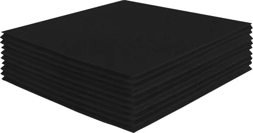 Miniatura 231 de FabricLA Hojas de fieltro acrílico para manualidades, cuadrados de fieltro precortados suaves de 4 x 4 pulgadas (3.9 in x 3.9 in), utiliza hojas