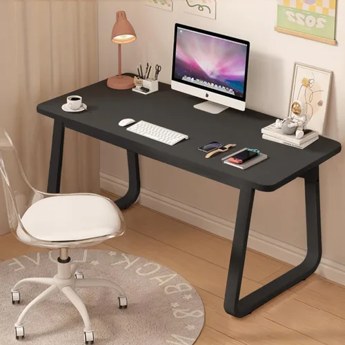 Miniatura 15 de Escritorio de Computadora de Estilo Moderno Simple para Oficina en Casa, Mesa de Escritura Pequeña de 47.2 Pulgadas para Escritorio o Dormitorio