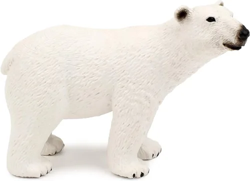 Miniatura 4 de Set de figuras de juguete de animales polares UANDME, incluye figuras de familia de osos polares y familia de pingüinos emperadores