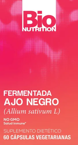 Miniatura 3 de Bio Nutrition Ajo Negro Fermentado, 60 Cápsulas Vegetarianas