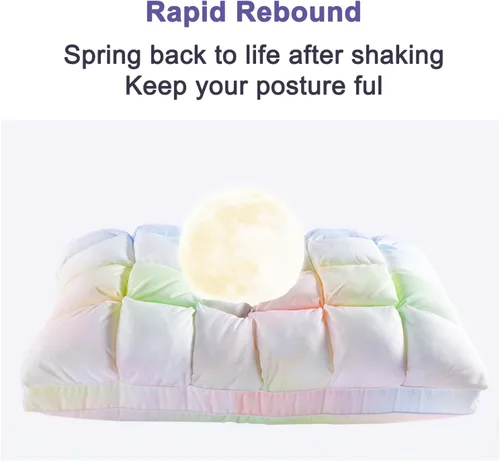 Miniatura 6 de YOUR MOON Almohadas suaves para dormir, almohadas de soporte para la cama, almohada alternativa de plumón esponjosa, almohadas de gel de hotel