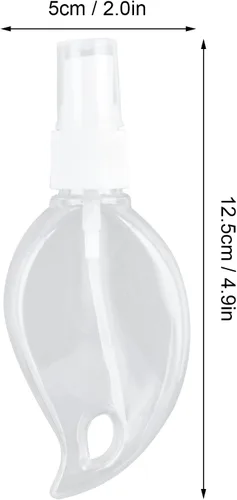 Miniatura 2 de Recipiente vacío para líquidos, reutilizable de 1.7 fl oz, llavero vacío, botella de viaje, portátil, transparente para la mano