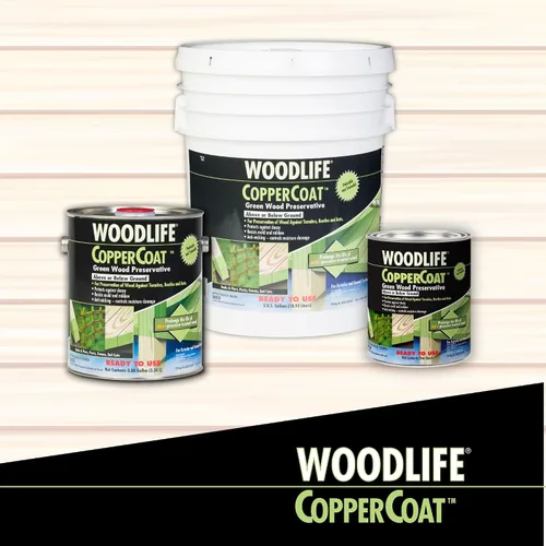 Miniatura 3 de WOODLIFE 1901A-4PK CopperCoat Conservante de madera verde, 0.88 galones, verde, paquete de 4