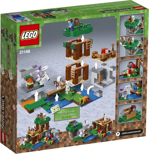 Miniatura 5 de LEGO 21146 Minecraft El ataque de esqueleto - Kit de construcción (457 piezas)