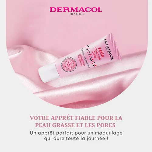 Miniatura 6 de Dermacol - Base de maquillaje satinada, imprimación facial mate para arrugas y poros, imprimación de maquillaje transparente para pieles grasas