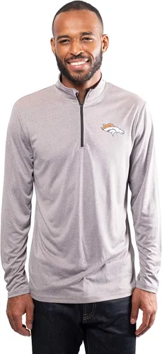 Miniatura 17 de Ultra Game Men's NFL Official Super Soft Quarter Zip Long Sleeve T-Shirt