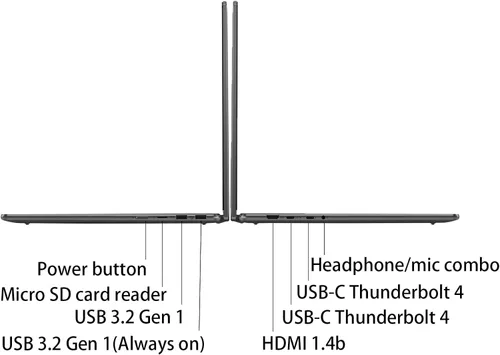 Miniatura 4 de Lenovo Yoga 7i - Laptop empresarial 2 en 1 de 16 pulgadas, pantalla táctil WUXGA FHD, Intel i7-1355U de 13ª generación, RAM DDR5 de 16 GB, SSD