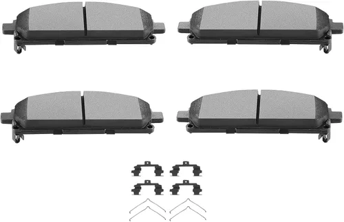 SCITOO Kits de pastillas de freno semimetálicos D855 reemplazo delantero para Acura 2003-2006, para Infiniti 1997-2003, para Nissan 1996-2009