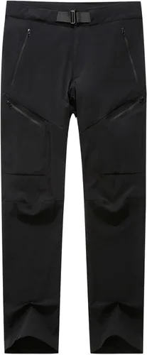 Pantalones de entrenamiento para hombre, cintura casual, ajustados, elásticos, de secado rápido, pantalones de senderismo, pantalones deportivos de